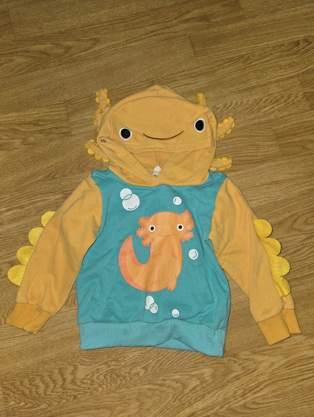 Doodle Pants Axolotl Sweatshirt Hoodie Unisex 2t Toddler